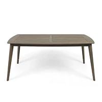 Streamdale Furniture Elegant Acacia Wood Outdoor Dining Table with Smooth Lines by Fred