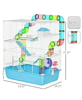 Streamdale Furniture Spacious Multi-Tier Hamster Paradise with Tunnels and Activities