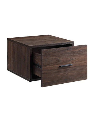 Simplie Fun Harel Accent Table, Walnut Finish