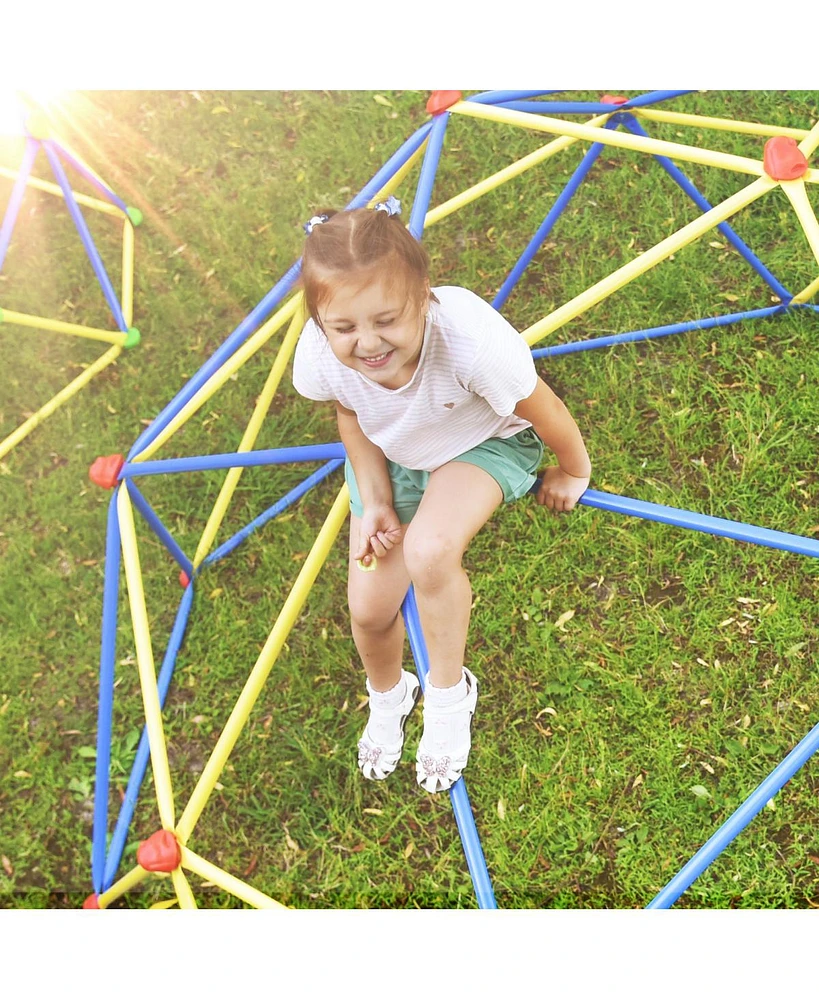 Simplie Fun 10FT Geodesic Dome Climber Playground - 1000 lbs Capacity