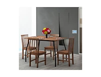 Slickblue Set of 2 Dining Chairs with Solid Wooden Legs