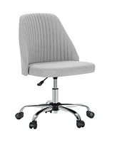 Simplie Fun Swivel Desk Chair for Small Spaces