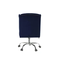 Simplie Fun Jamesia Office Chair, Midnight Blue Velvet