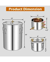 Slickblue L Water Alcohol Distiller for Diy Whisky- Gal