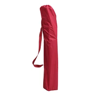 steel folding chair red