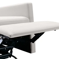 Modern Upholstered Rocker Nursery Chair Plush Seating Glider Swivel Recliner Chair