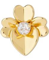 kate spade new york Gold-Tone Precious Pansy Stud Earrings