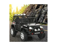 Sugift 12V Kids Remote Control Electric Ride On Truck Car with Lights and Music