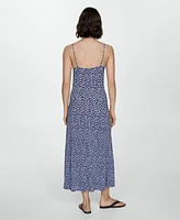 Mango Women's Printed Long Dress