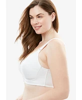 Comfort Choice Women's Stay-Cool Wireless Posture Bra