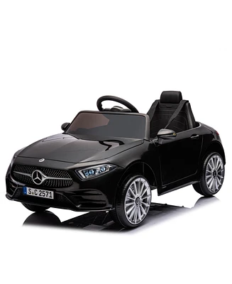 Simplie Fun 12V Kids Ride On Car w/ Parents Remote Control,Licensed Mercedes