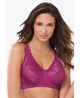 Comfort Choice Women's Full Coverage Wireless Side Smoothing Bra