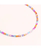 Joey Baby Limited Lusia Necklace - Rainbow - Silver