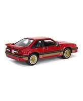 Greenlight Collectibles 1/64 1988 Ford Mustang Sln w/ Gold Decals & Rims Red Greenlight Le /1536