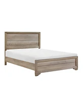 Streamdale Furniture Contemporary Natural Finish 1 Piece Full Size Bed Premium Melamine Board Wooden Bedroom Furniture