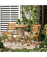 Simplie Fun Stylish Outdoor Patio Bistro Set for Cozy Gatherings