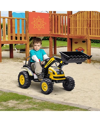 Simplie Fun Ride-On Excavator for Pretend Construction and Play