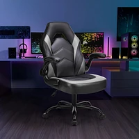 Ergonomic Gaming Throne S-Curve Back, Flipable Arms, Reclining Comfort, Durable Design