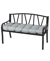 Slickblue Indoor Outdoor Tufted Bench Cushion with Soft Pp Cotton