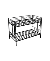 Streamdale Furniture Metal Twin over Twin Bunk Bed/ Heavy