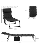 Streamdale Furniture Cozy & Portable Outdoor Lounge Chair Relax and Recline Under the Sun