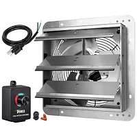 Simplie Fun 12 Inch Variable Shutter Exhaust Fan With Speed Controller
