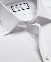 Charles Tyrwhitt Men's Slim-Fit Non-Iron Royal Oxford Dress Shirt