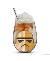 JoyJolt Star Wars Helmet Hues Stemless Drinking Glasses, Set of 4