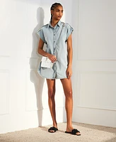 Steve Madden Women's Ilara Denim Shirtdress