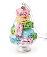 Holiday Lane Sweet Tooth Molded Glass Macaroon Ornament, Created for Macy's