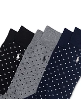 Polo Ralph Lauren Men's 3-Pk. Classic Dot Dress Socks