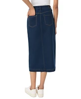 Jones New York Women's Denim Midi Pencil Skirt