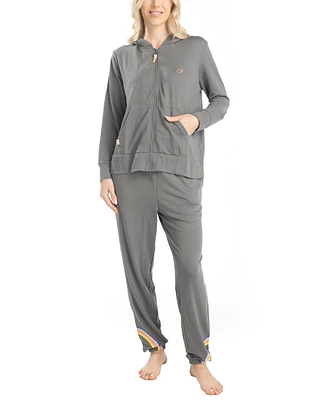 Ocean Pacific Women's Day Breakers Hoodie Pj Set