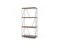 Slickblue Multipurpose Display Rack with Metal Frame-Tier