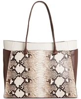 I.n.c. International Concepts Abigaill Large Snake Tote, Created for Macy's