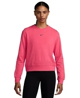 Nike Women's Dri-fit One Crewneck French Terry Sweatshirt