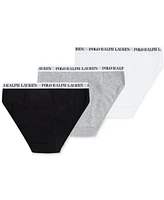 Polo Ralph Lauren Big Girls Bikini Briefs, Pack of 3