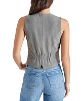 Steve Madden Women's Barett Pinstripe Vest