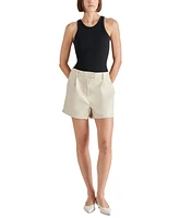 Steve Madden Women's Imelda Faux-Leather Shorts