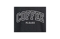 Hybrid Apparel Collegiate Coffee Please Plus Graphic Pullover T-Shirt