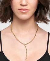 Adornia Gold Adjustable Serpent Lariat Y-Necklace