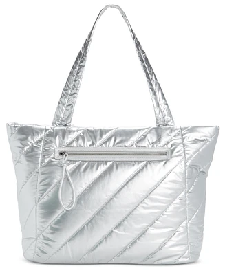 On 34th Nylon Xl Metallic Tote, Created for Macy's