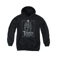 The Hobbit Boys Youth Thorin Stare Pull Over Hoodie / Hooded Sweatshirt