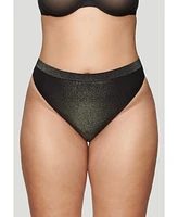 Cuup Plus The Highwaist Thong - Lurex