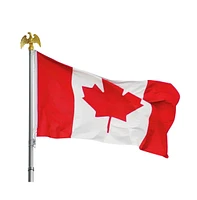 4pcs 3'x5' Ft Canada Flag Canadian Maple Leaf Banner Outdoor Indoor For Flagpole