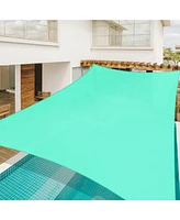 Yescom 19x13 Ft 97% Uv Block Rectangle Hdpe Sun Shade Sail Canopy Cover Net Poolside