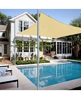 Yescom 16x12 Ft 97% Uv Block Rectangle Hdpe Sun Shade Sail Canopy Cover Net Poolside