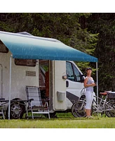 8x14 Ft Rv Awning Replacement Fabric Canopy Camper Trailer Block Uv Outdoor