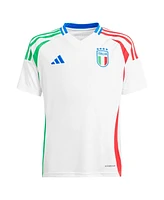 Adidas Big Boys and Girls White Italy National Team 2024 Away Replica Jersey