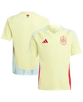 Adidas Big Boys and Girls Yellow Spain National Team 2024 Away Replica Jersey